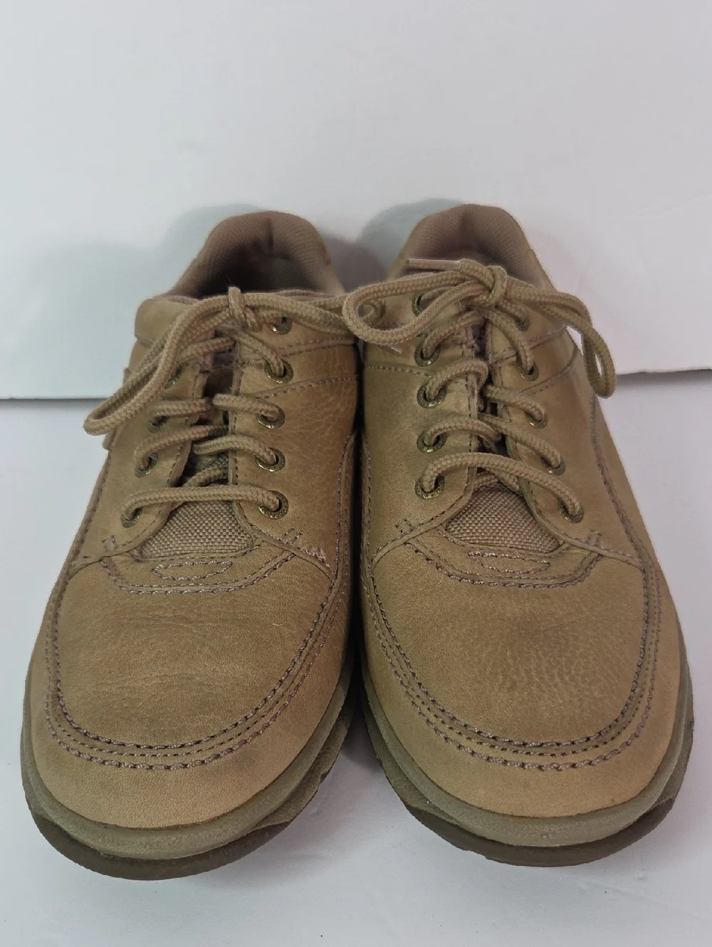 Rockport Men's Casual Leather Lace-Up Walking Shoes - Tan Size 13W